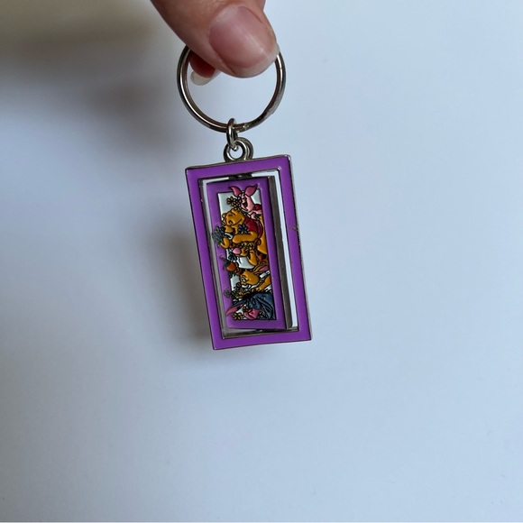 Vintage Disney Spinner Keychain Pooh Bear and Friends - Picture 5 of 9
